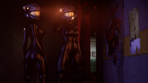 Alright, something new for a change! Just felt like messing around with EDI/Eva’s suit.