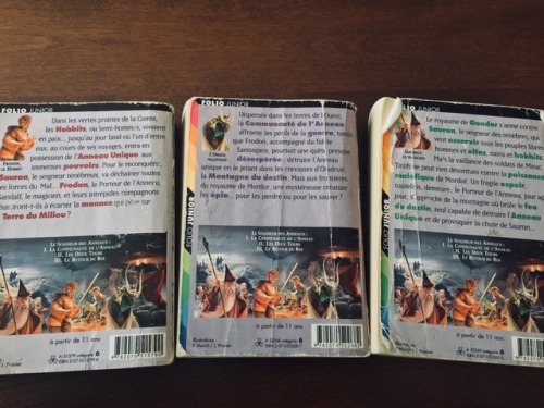 hedgehoginthesun:A few photos of my childhood/teenage copy of Lord of the Rings, along with the cool