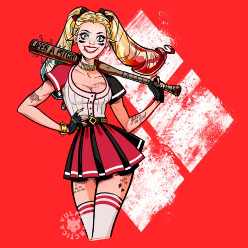 vulpesarctica:“I’m known to be quite vexing. I’m just forewarning you.”Just a little Harley I drew a