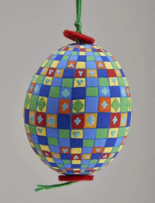 Èva Witz, Hand-painted Easter Eggs, 1979-2003. Hungary. Via Museum of Applied Arts, Budapest