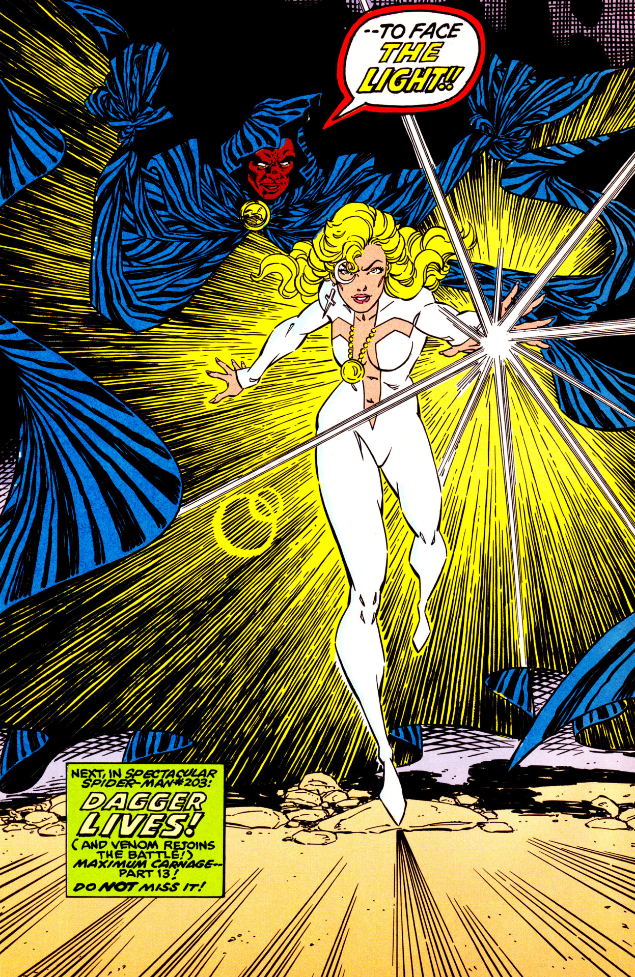 thecomicsvault:  thecomicsvault:  CLOAK &amp; DAGGERSpider-Man #37 (Aug. 1993)&ldquo;Maximum