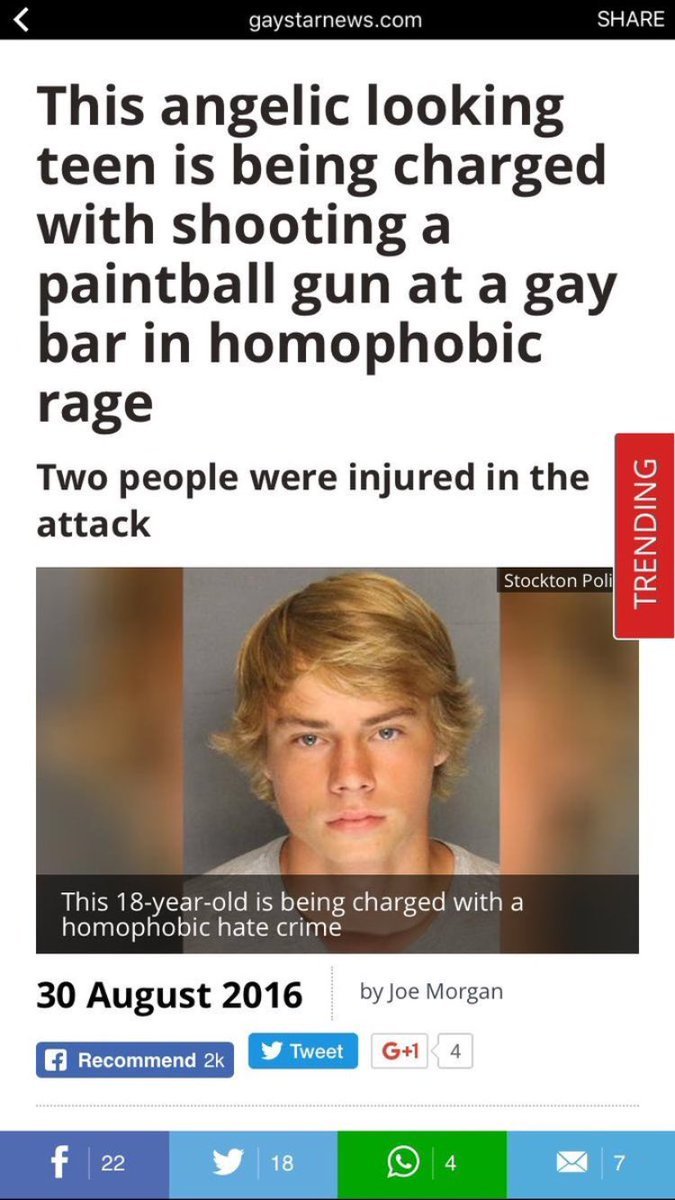 thetrippytrip:    Why did they have to describe this disgusting and homophobic teen