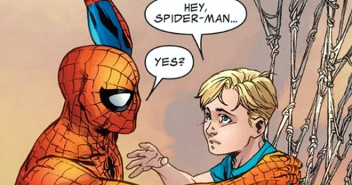 kotetsus-crapsuit:  thomasdreyfuss:  Uncles  THIS IS WHY I FREAKING LOVE SPIDERMAN. 