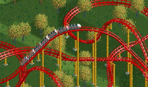 never-obsolete:RollerCoaster Tycoon: Loopy Landscapes (2000)