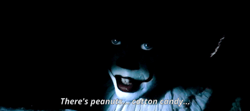 fuckyeahpennywise:“Popcorn?”Popcorn! Is that your favorite?