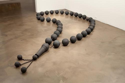 Mona Hatoum was born into a Palestinian family in Beirut, Lebanon in 1952 and now lives and works in