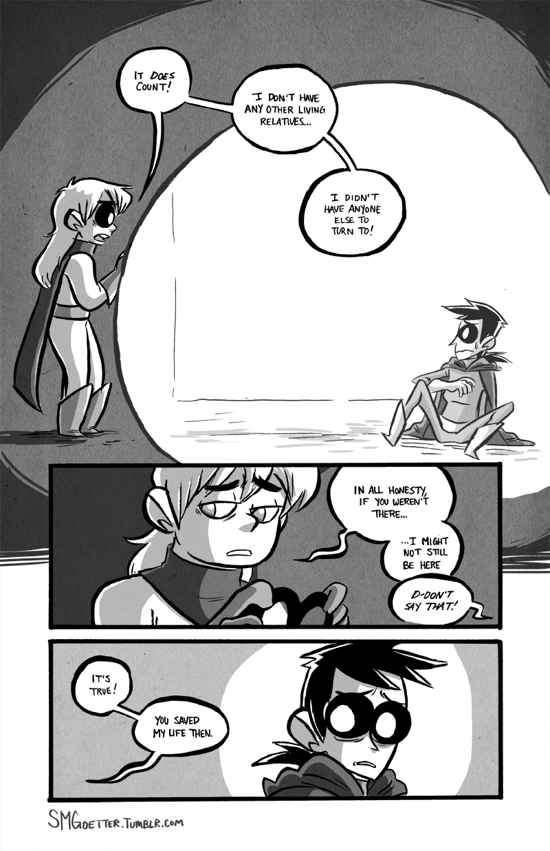 smgoetter:  “Just A Sidekick” I drew this back in 2015 for the Oath anthology!