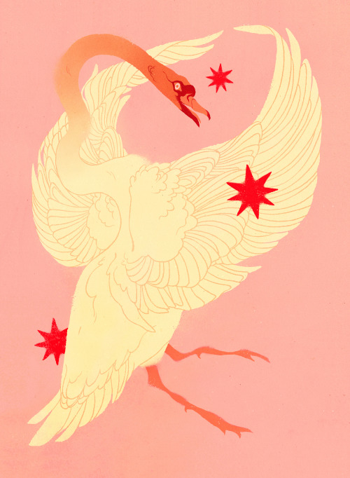 The four swans bellowed their hopeful songs for the new yearAll four are tier options for my Patreon