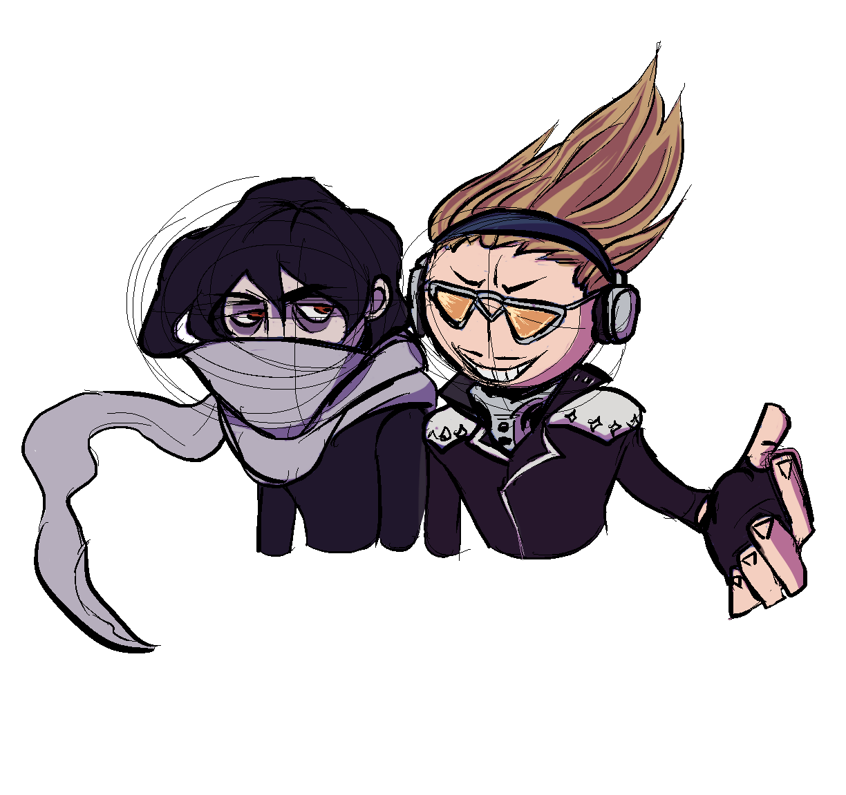 Professor Visine and Professor Screamo