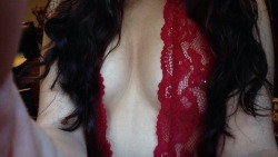 Onesubsdaddy:   “ Hope You Guys Enjoy My Red Body Suit As Much As I Did ”  Anon
