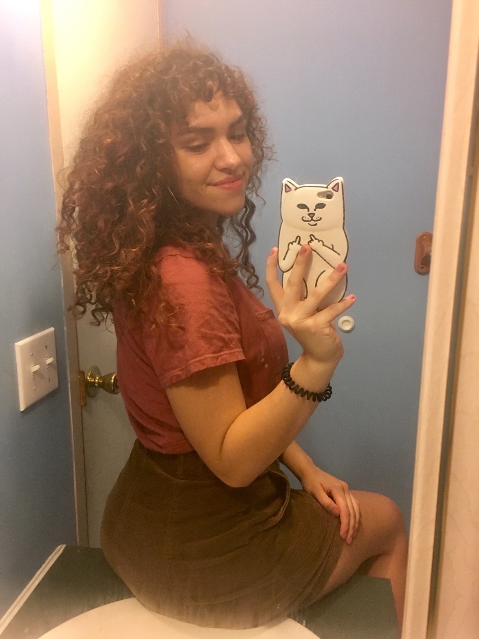I had a good night y'all I ate BBQ pizza with cute friends it was bomb