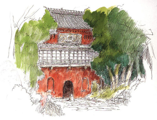 animationart:Concept Art - Spirited Away