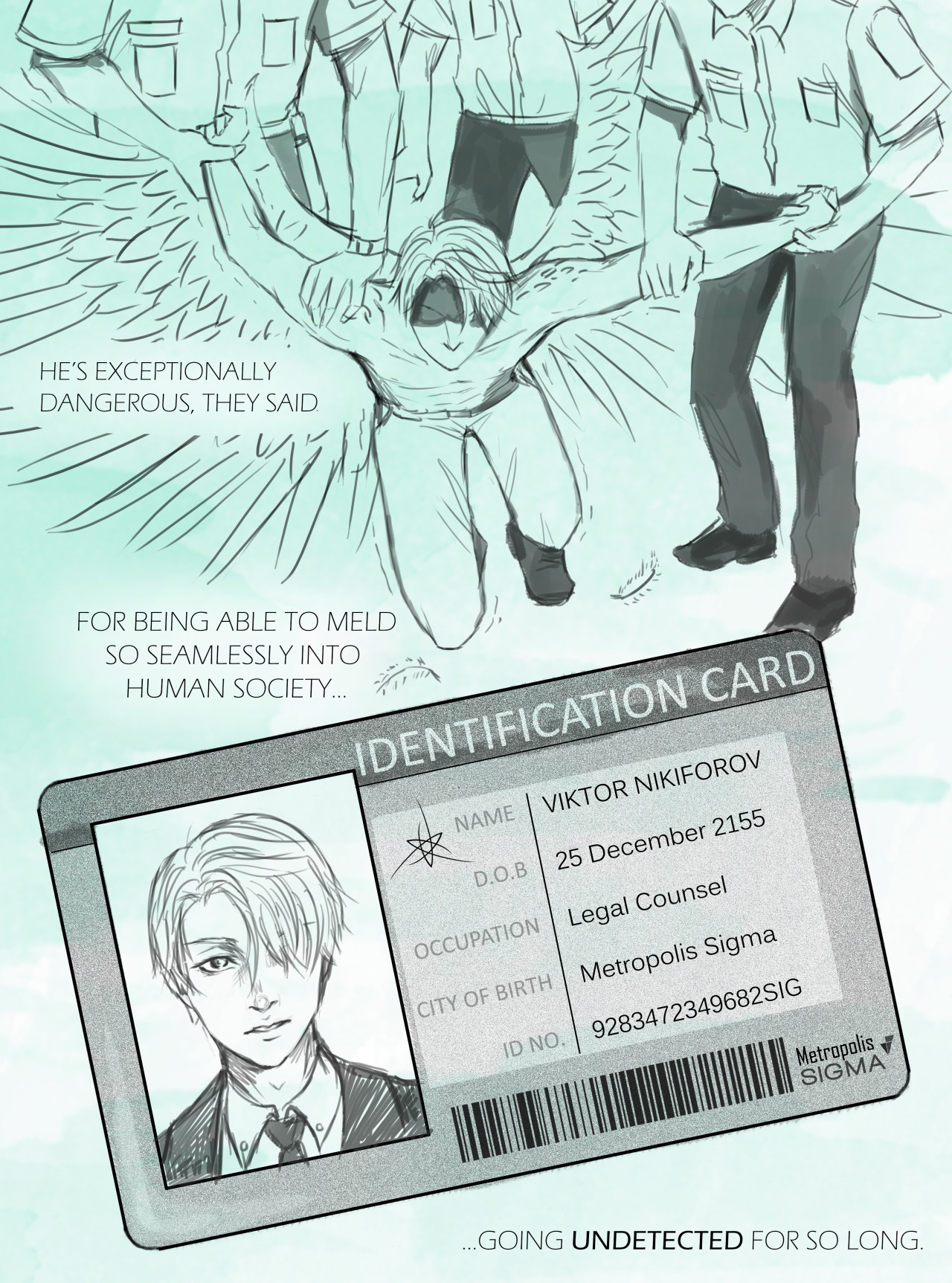 keyade: The YOI Avian AU I’ve been working on for a while! Those 2 are Otabek &amp;