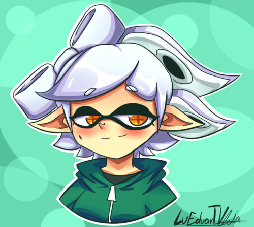 lueduartv-cartoons:i finished!took me 1 hour with 12 seconds <3I DID DA WAIFU FROM SPLATOON UWU M