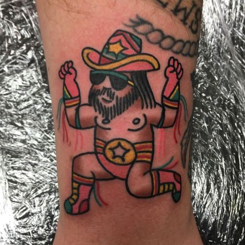 Porn photo tattoosnob:  Macho Man Randy Savage tattoo