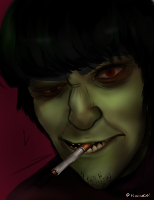 plutoneon:sometimes you just have to scribble murdoc
