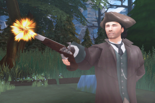 TS4: The Pistol Duel - Pose SetSo it just occurred to me I didn’t uploaded this pose set when I uplo