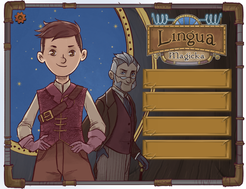 These last months I’ve been working at a videogames company, developing this game, Lingua Magi