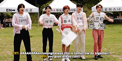 Txt Doing THE MOST For Their Team Introduction Game Caterers: Hybe Picnic