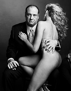glamorncruelty-blog:  RIP James Gandolfini 1961 - 2013 James Gandolfini, whose portrayal of a brutal, emotionally delicate mob boss in HBO’s The Sopranos helped create one of TV’s greatest drama series and turned the mobster stereotype on its head,