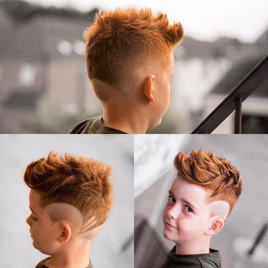 Black Kids Haircut — Boys Fade Hair Cut