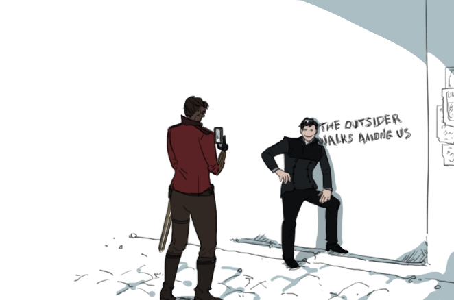 trollabundinerieg: convinced my sister to play dishonored, and she did. here are
