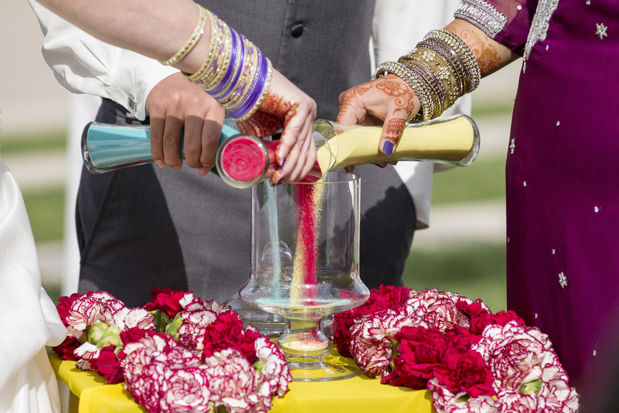 beautifulsouthasianbrides:  Interracial Indian&amp;Amerian Lesbian Wedding Photos