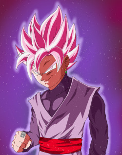 sundeepsart:Like Dragon Ball Super? I do and I took the time out of my life to draw Goku Black. Enjoy~