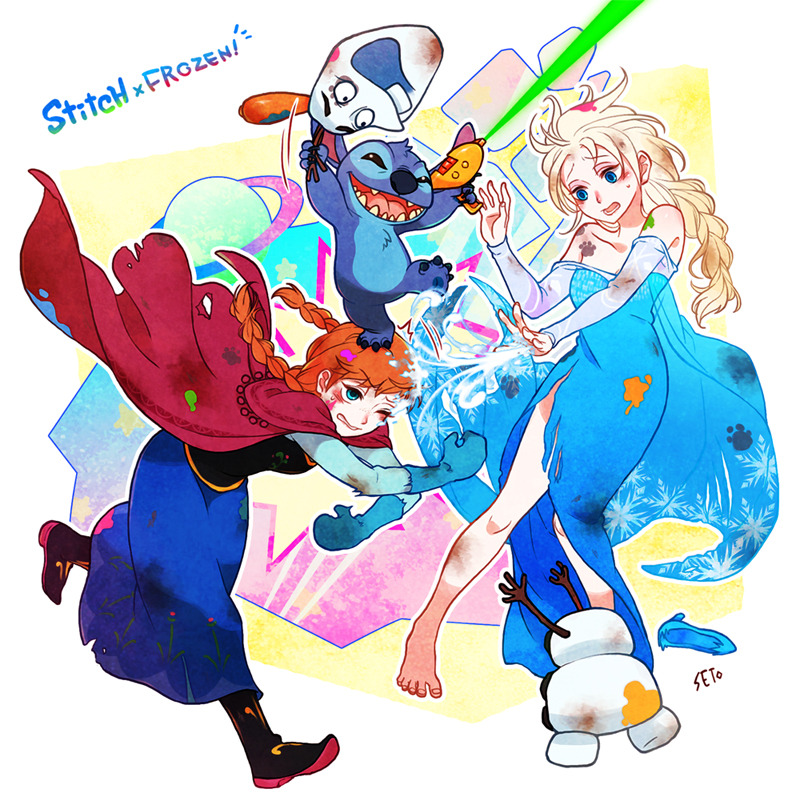 yuridesiles:  crossover Frozen by セト＠twitter始めました