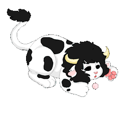 marzipantwist:  graffitidraws: Kittycow gets a new toy, and he seems mesmerized by it ! requested by @marzipantwist :3  That’s a good toy!  What a cute animation, thanks for taking my request!