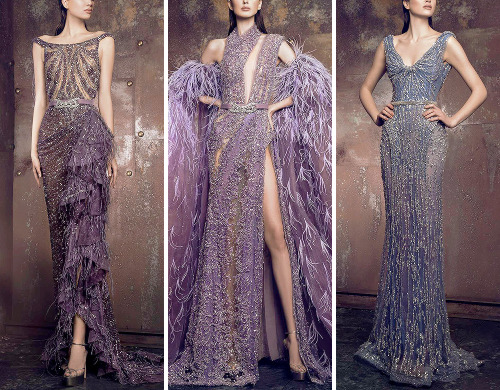 evermore-fashion:Ziad Nakad ‘Birds of Love’ Spring 2021 Haute Couture Collection