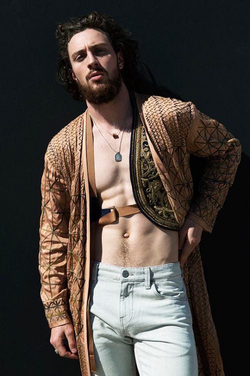 Porn Aaron Taylor-Johnson by Michael Muller for photos