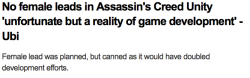 roseburger:  kumasenpai:  mrdappersden:  GOOOOOOOO FUCK YOURSELF  Wow that might be the shittiest excuse in the history of excuses I’m ashamed that I like the series.  are you fucking kidding me ubisoft  