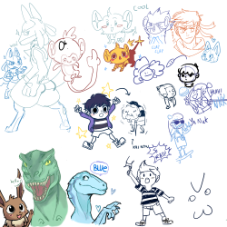 noxypep:  drawings from the stream with skiretehfox,