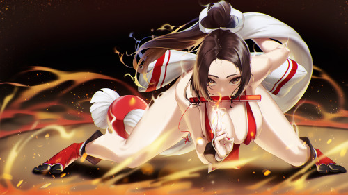 dummy-dot-exe:  Mai Shiranui by blueorca