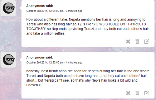   WOAH THESE TWO ANONS HAVE HIVEMIND but im gonna be super real, i actually have