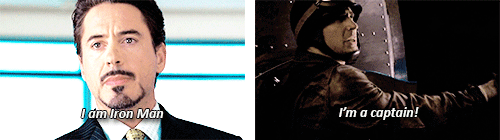 romanovacarter:starkactual:Anonymous requested: Heartbreaking MCU Parallels: Steve/Tony*casually poi