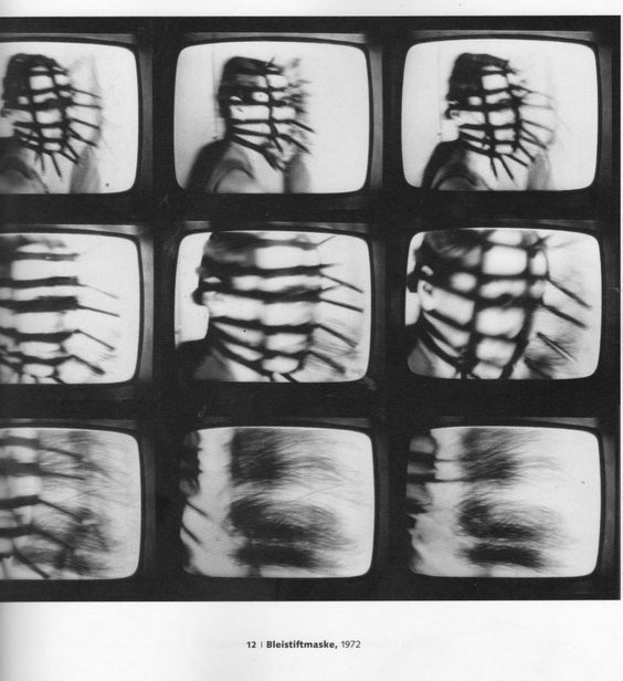 arterialtrees:Rebecca Horn, Pencil Mask, 1972