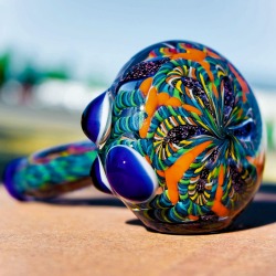 grasscity-official:  Don’t you just love how colorful this Inside out cane pipe from Mountain Jam Glass is? It’s absolutely gorgeous! Shop online at www.Grasscity.com  GLASS