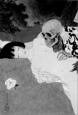 dark-recesses-of-the-soul:  slobbering:  Takato Yamamoto ☽ dark recesses of the soul ☾