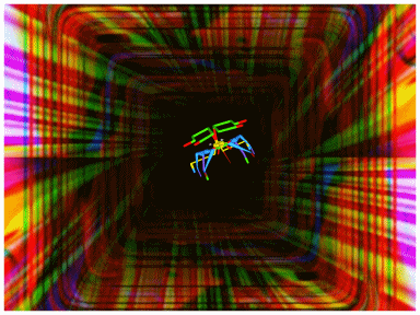 Porn photo Just a bug in a coloured tunnel DMNC RMX