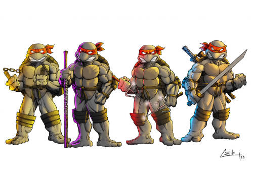 vedonero:Ninja Turtles by Camillo Art