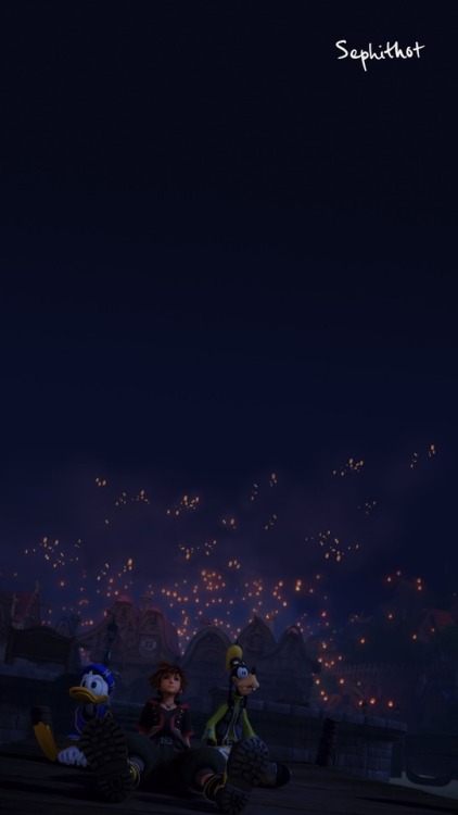 j-yeonjeong: made a phone wallpaper from the scene in Kingdom Hearts 3, Kingdom of Corona to be exac