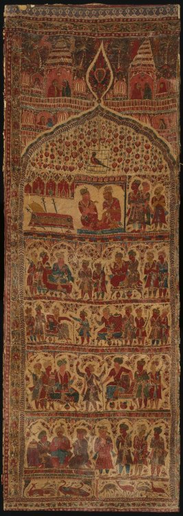 bm-asian-art: Hanging, 1 of 7 Pieces, 1610-1640, Brooklyn Museum: Asian ArtSize: 109 ¼ x 38 ½ in. (2