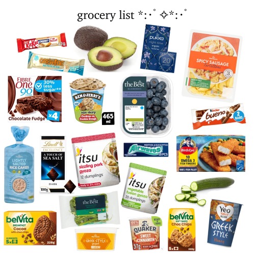 My Groceries As A Lowk Junk0r3xic *:*: