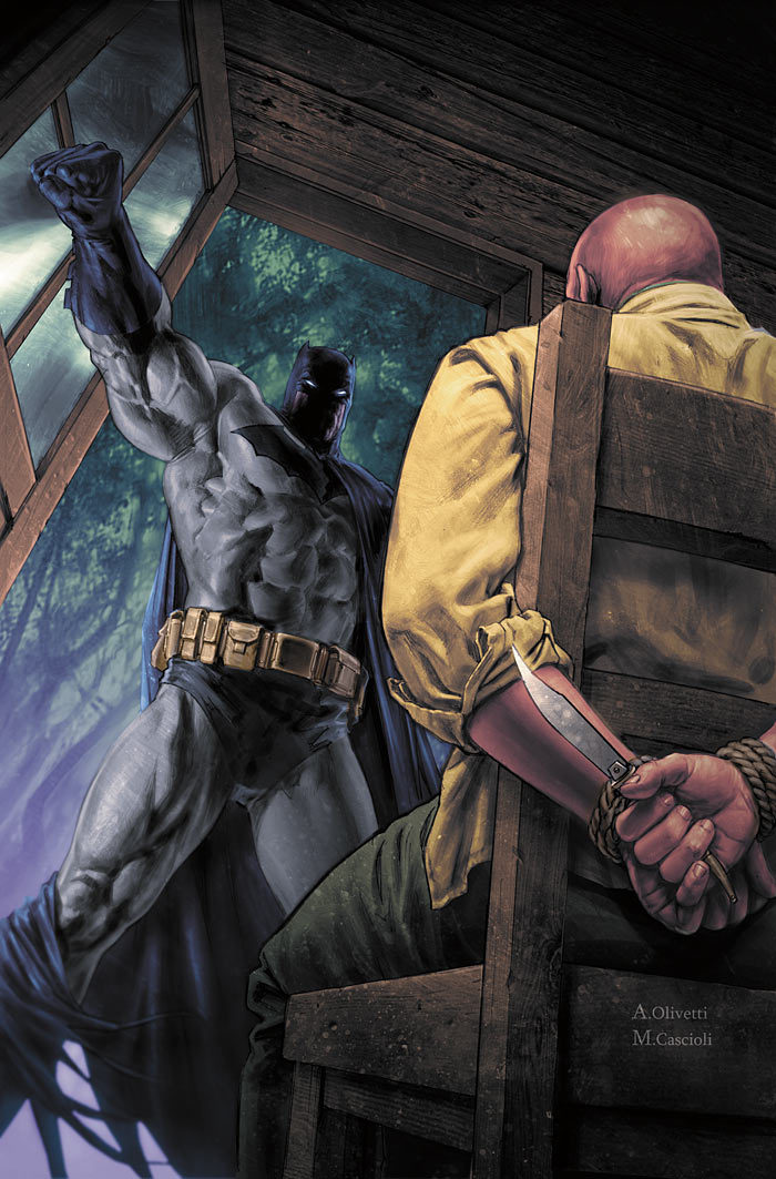 westcoastavengers:  Batman by Ariel Olivetti &amp; Mauro Cascioli