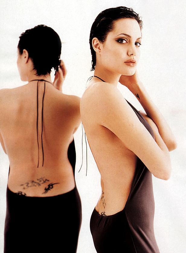 Angelina jolie tattoo woman