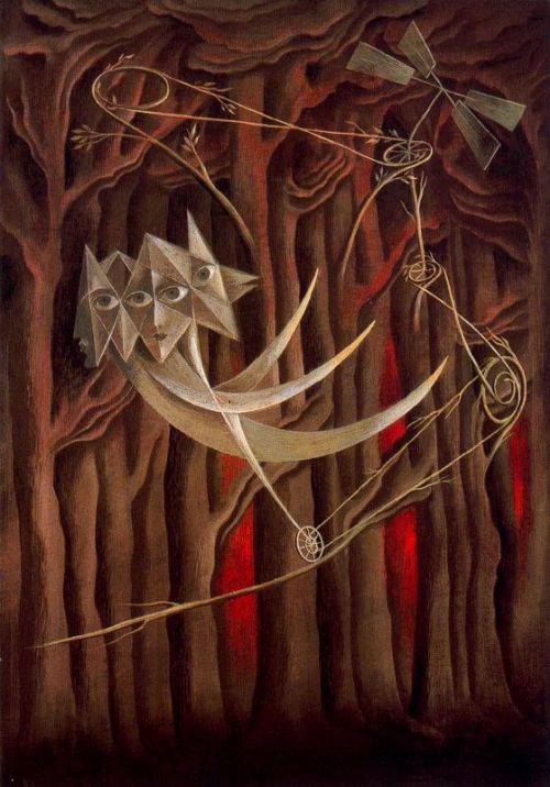 surrealism-love: Tightrope walkers by Remedios Varo