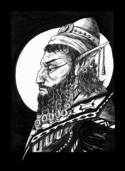 antcommander:  Inktober: a dwemer merchant