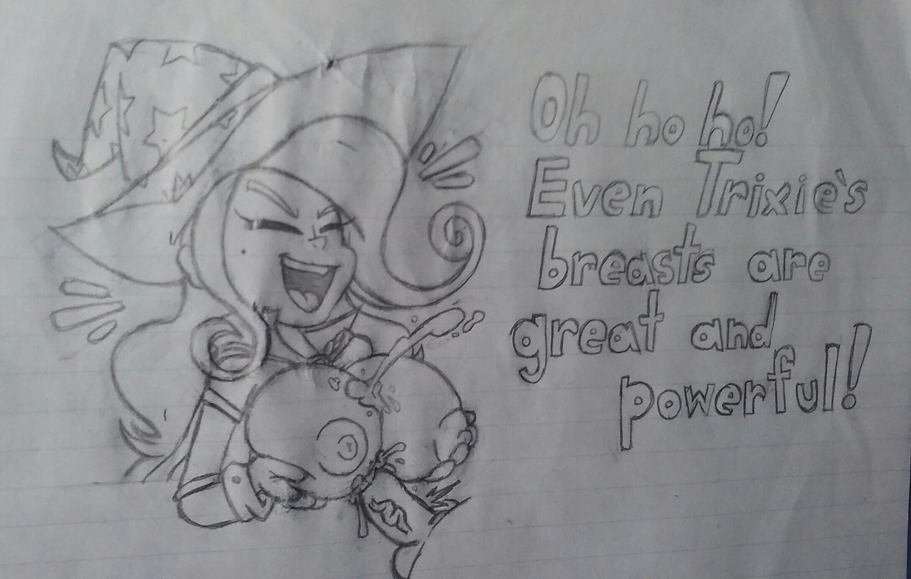 insanity1121:I really like twistedgrim’s take on Trixie so I decided to try drawing
